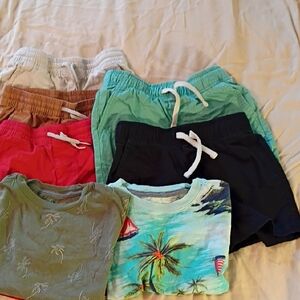 Old Navy Kids Shorts Set - Green, Black, Red, Brown, Khaki